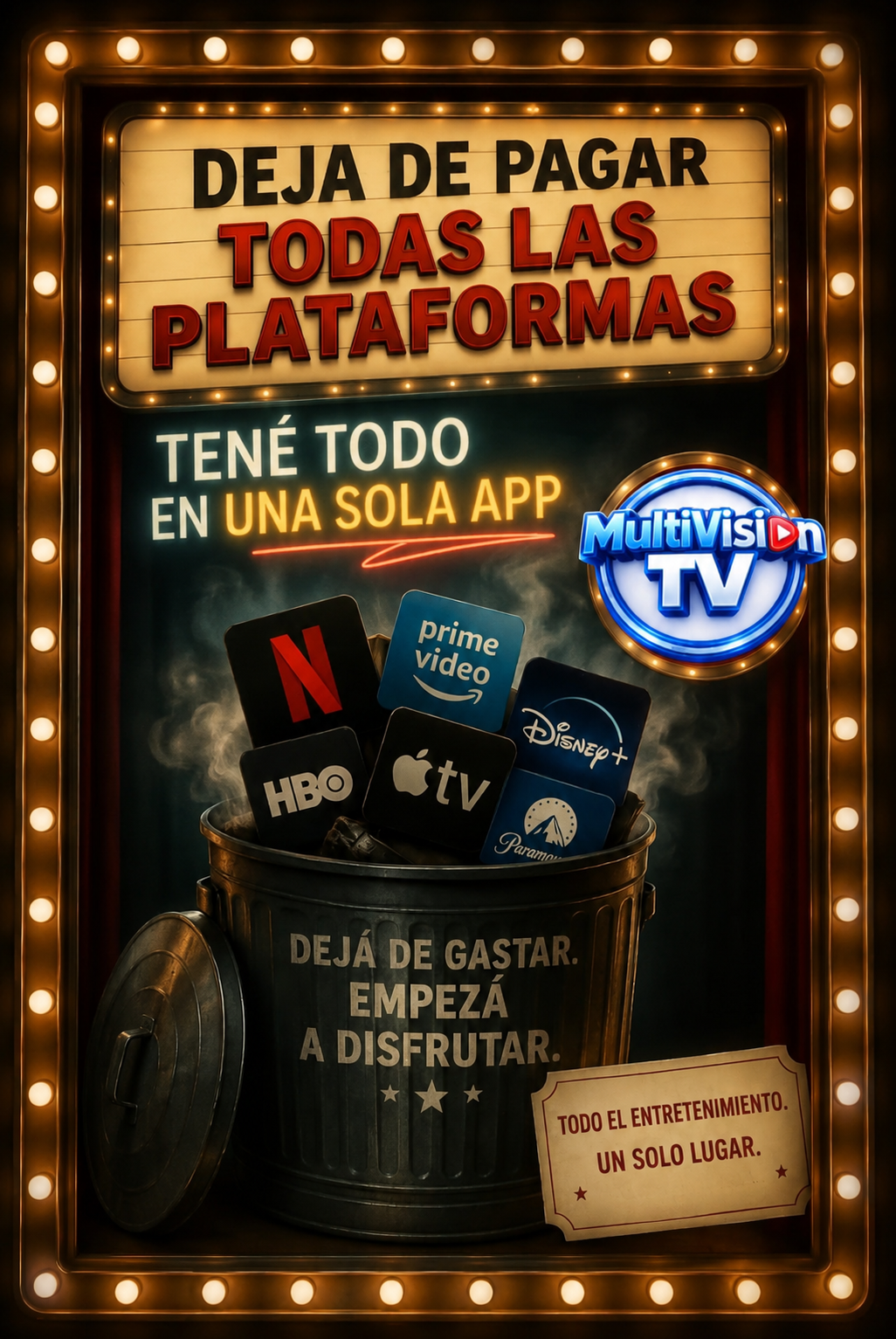 Dejá de pagar todas las plataformas